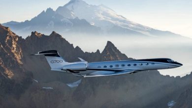 Seven private jets ready to take to the skies